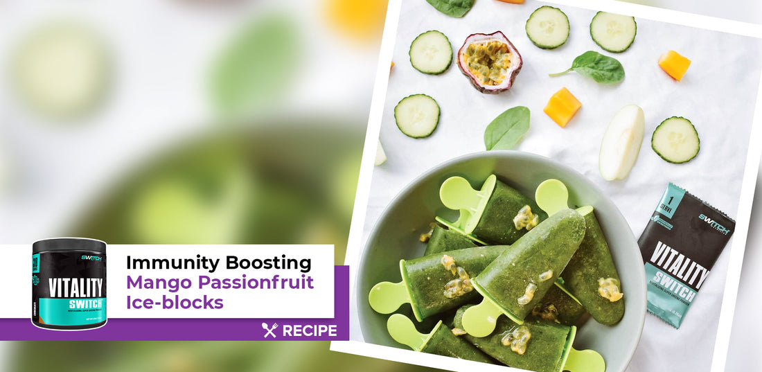 Immunity Boosting Mango Passion Ice-Blocks