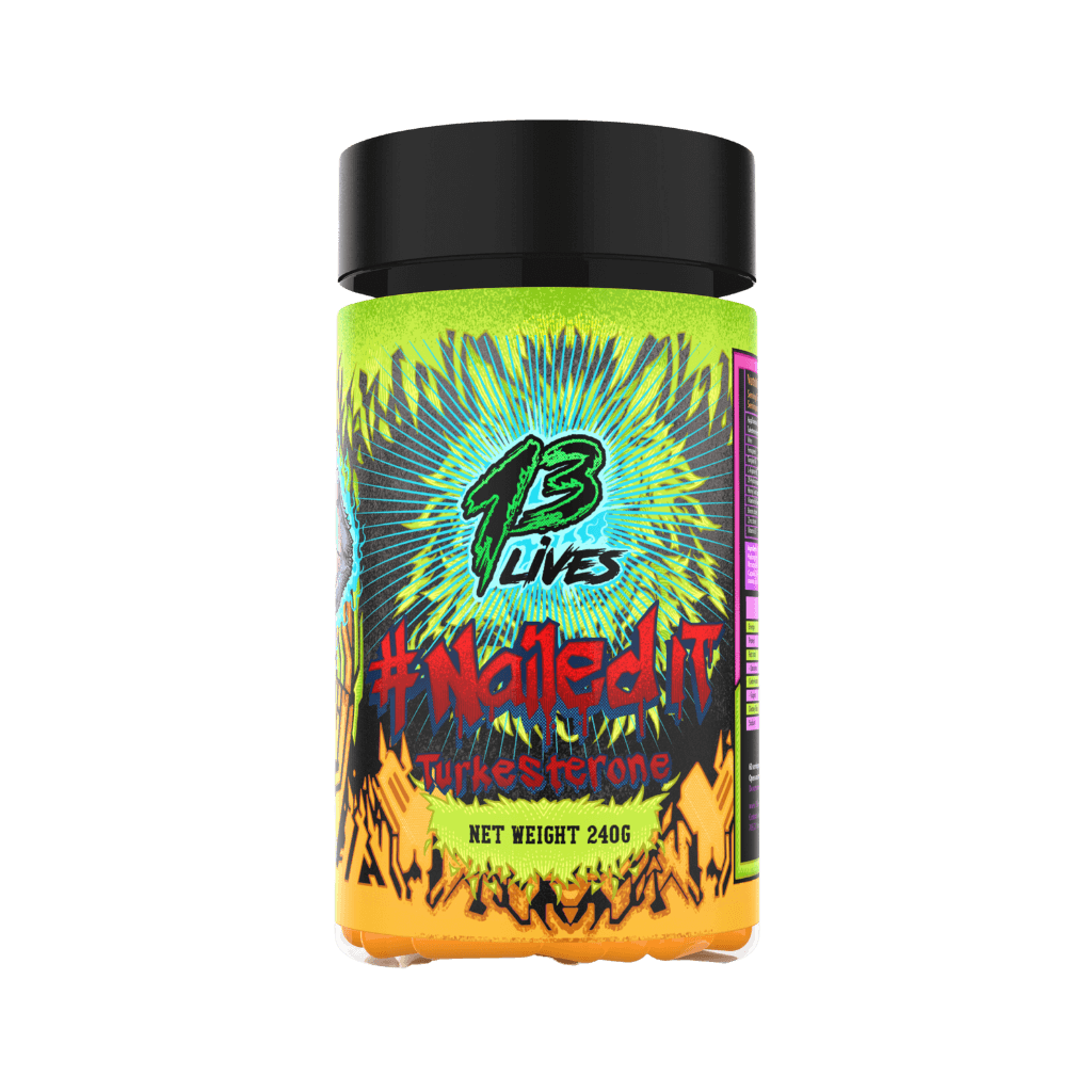 Nailed It Turkesterone Capsules & 13Lives-NailedIt-Turk-90Caps