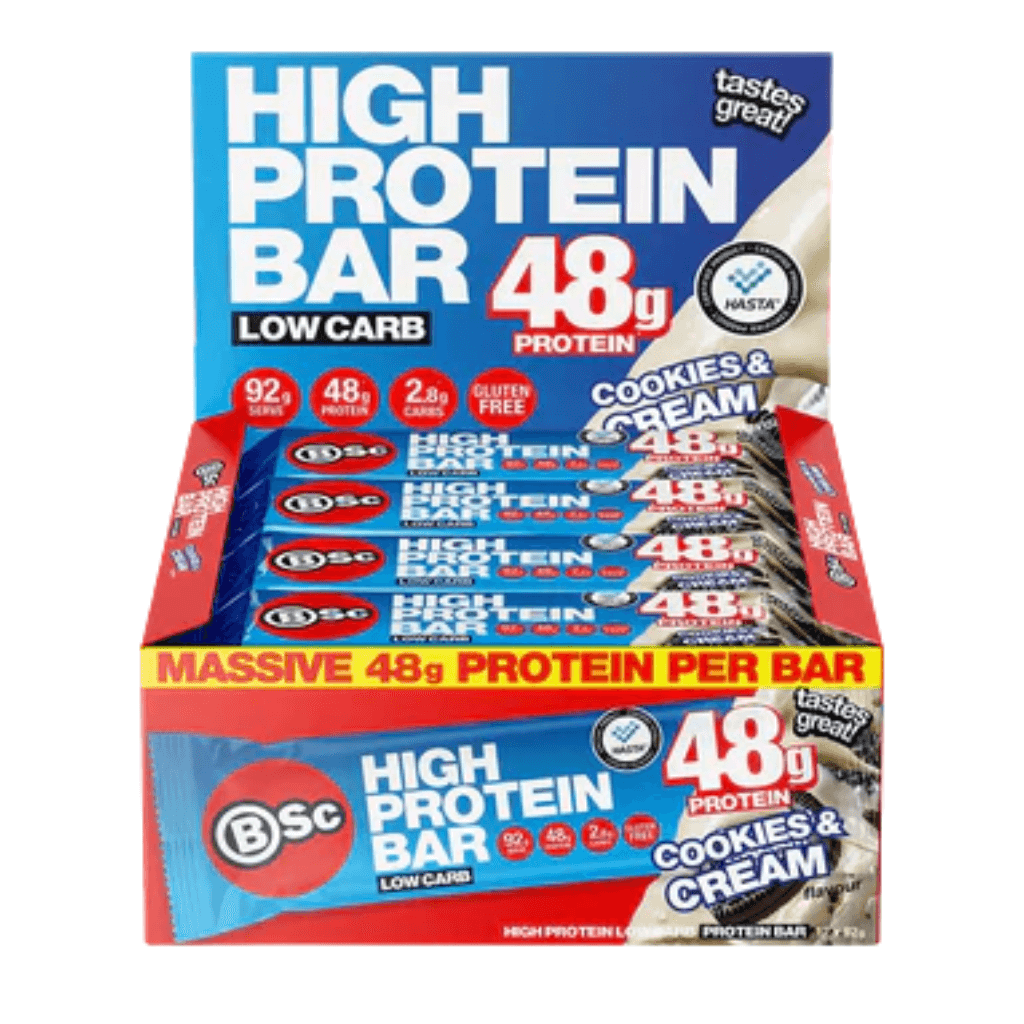 High Protein Low Carb Bar (1) & BSC-HPLC-12x92g-Cook