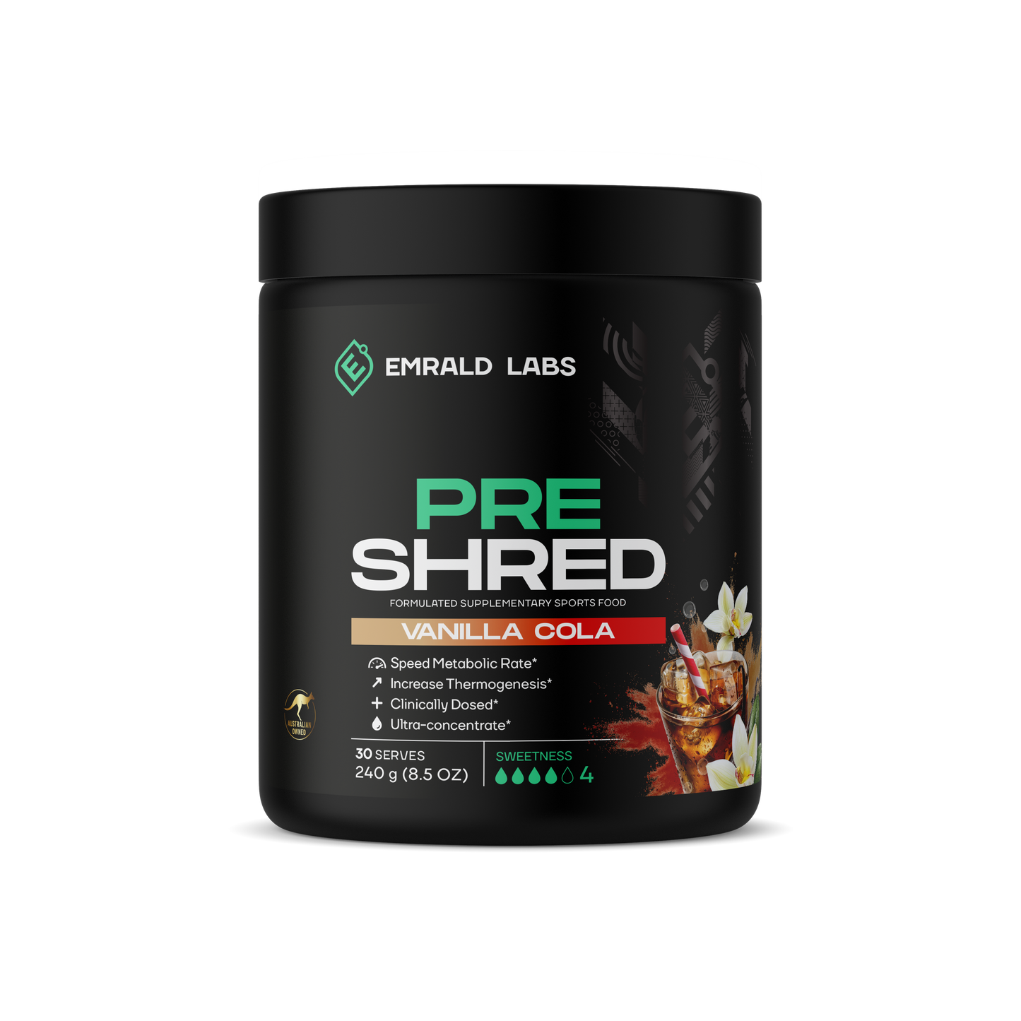 Pre Shred Vanilla Cola | Clearance