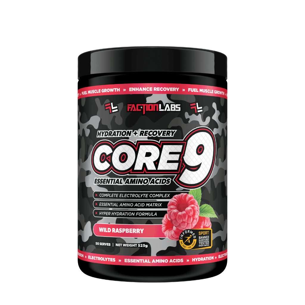 Core 9 EAA+BCAA (2) & FACTION-CORE9-60Srvs-R