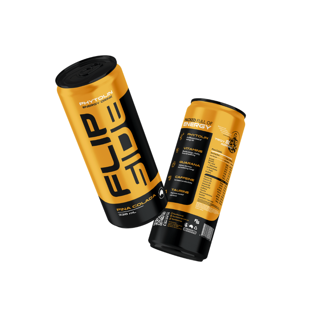 Flipside Energy Drink | 4 Pack (2) & Flip-Side-Energy-Drink-4Pack-Pina-Extra