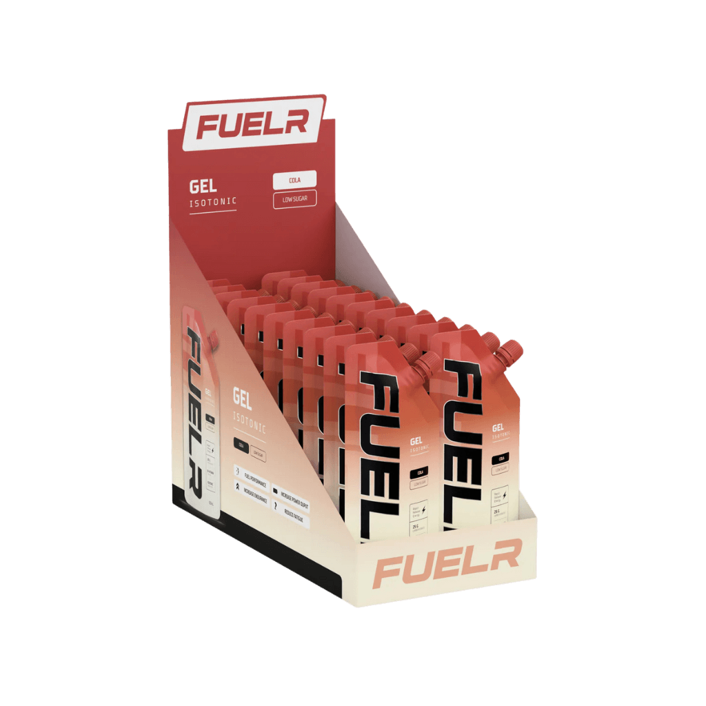 Fuelr Isotonic Gel (2) & FUELR-ISO-GEL-20x60ml-COLA
