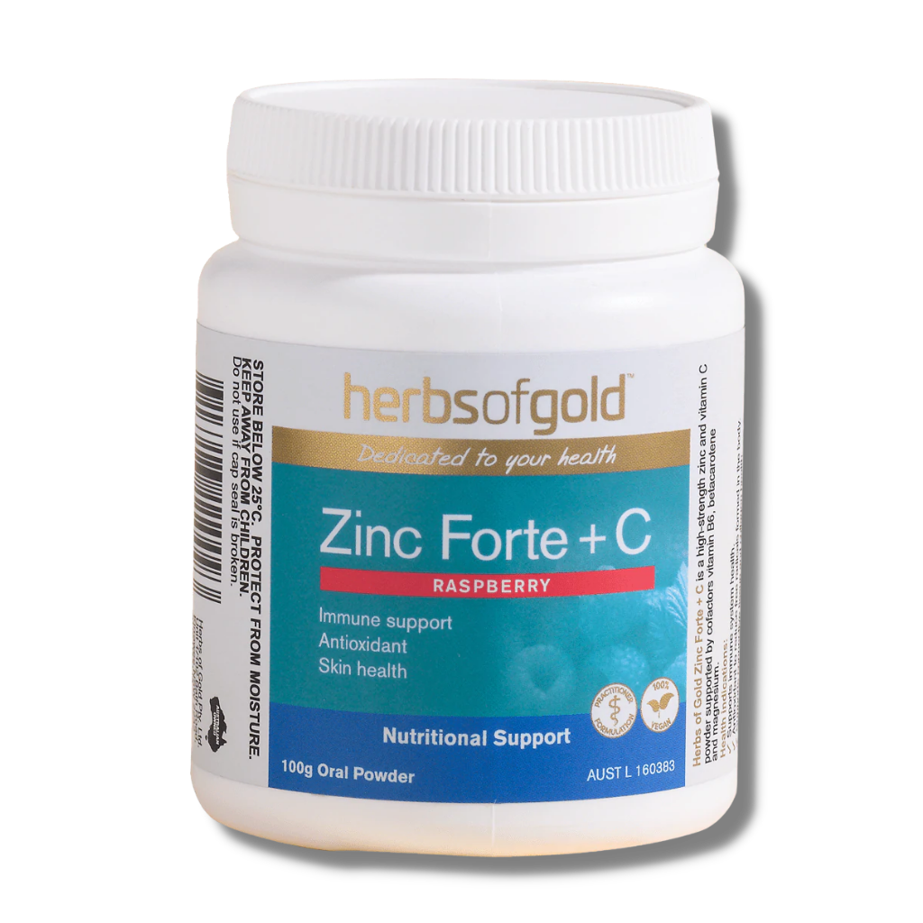 Zinc Forte + C & HOG-ZFC-RASP-100G