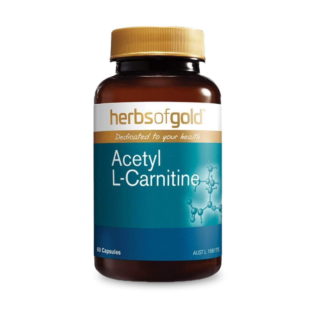 Herbs of Gold Acetyl L-Carnitine Vegan Caps