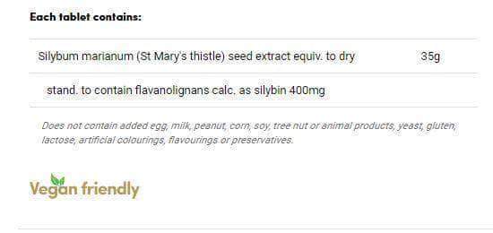 Herbs of Gold St. Mary's Thistle 35000 (60 tabs) (1)
