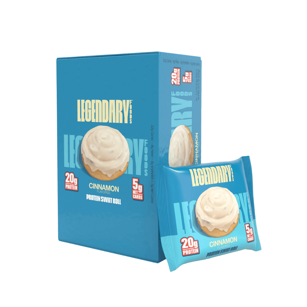 Legendary Protein Sweet Roll & LF-Pro-SRoll-8pack-Cinn