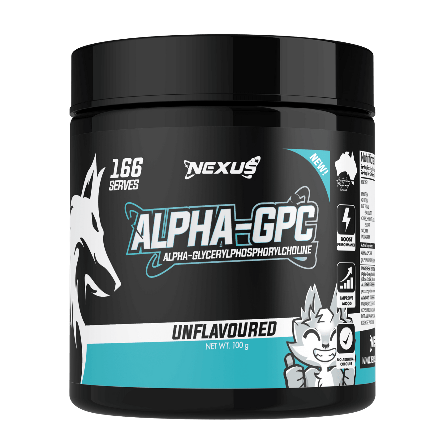Alpha GPC & NEXUS-AlphaGPC-100g-Unf