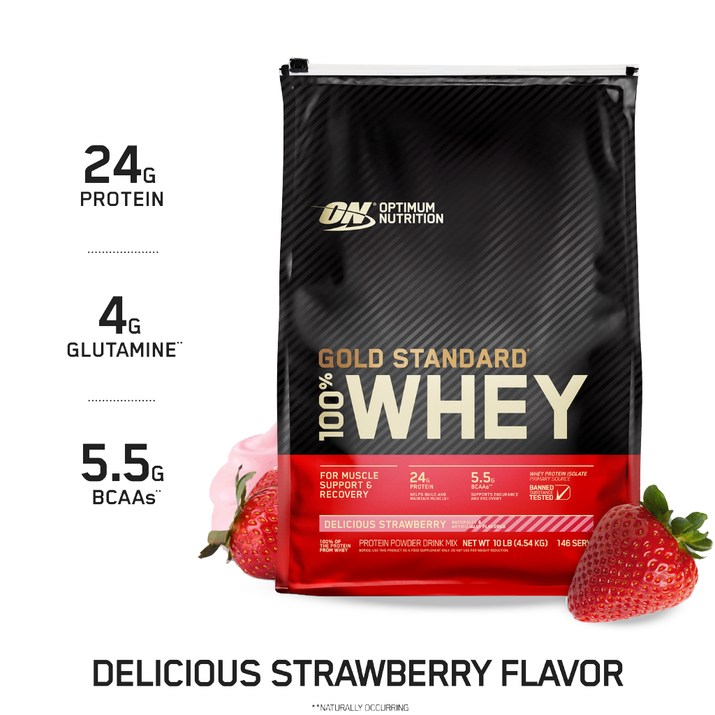Gold Standard 100% Whey (17) & ON-GSW-100%-10lb-ST