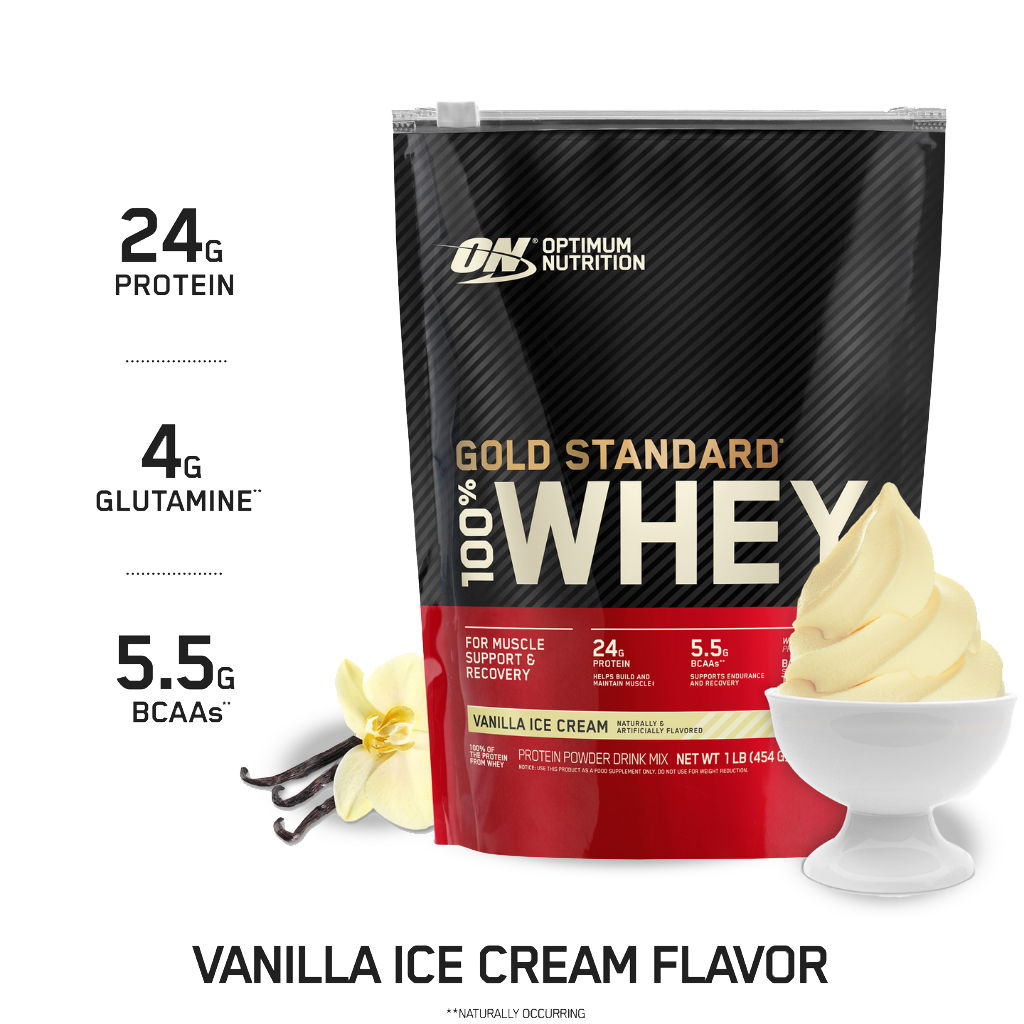 Gold Standard 100% Whey (14) & ON-GSW-1lb-454g-V