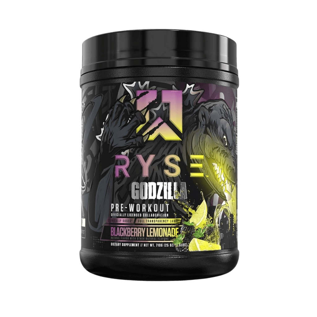 Godzilla Pre Workout (2) & RYSE-GODZILLA-PRE-WORKOUT-40/20SRV-BL