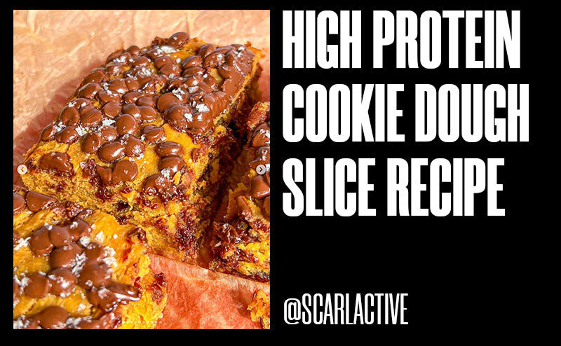 ULTIMATE High Protein Cookie Dough Slice Recipe