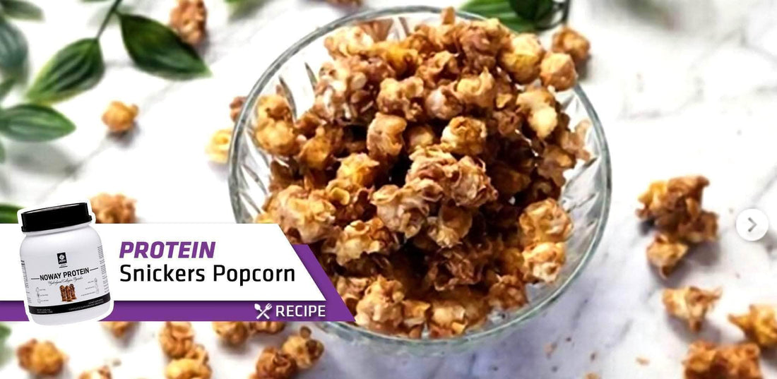 Protein Snickers Popcorn