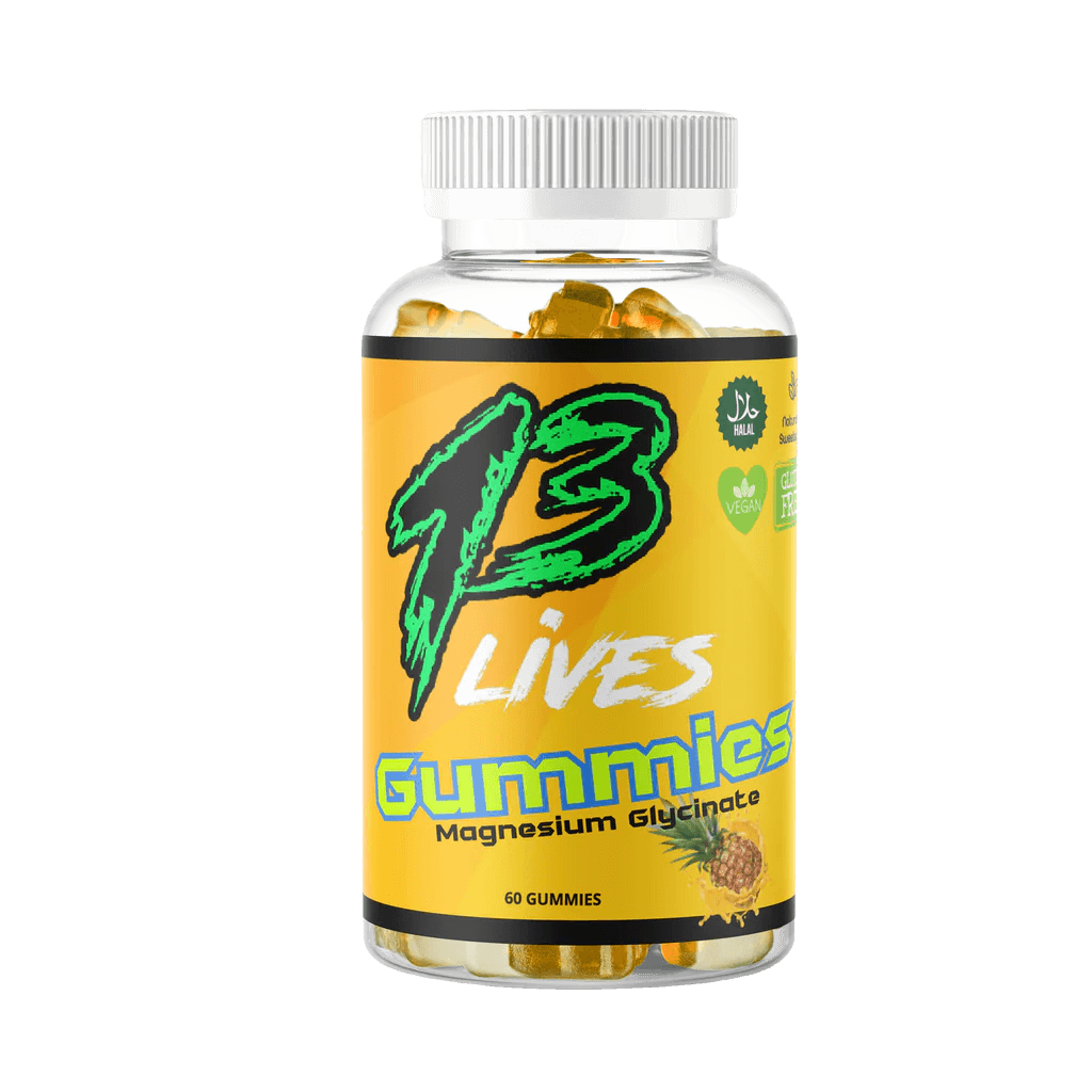 Magnesium Glycinate Gummies & 13LIVES-Mag-Gly-Gum-60-P