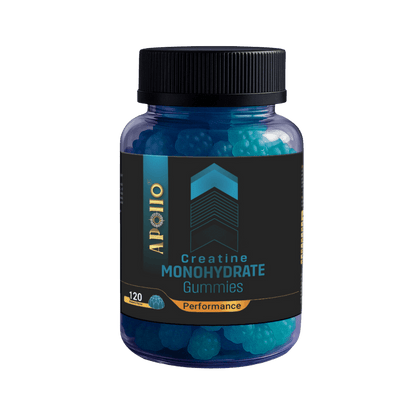 Creatine Monohydrate Gummies Apollo Nutraceuticals Creatine gummies 120 Gummies Blueberry