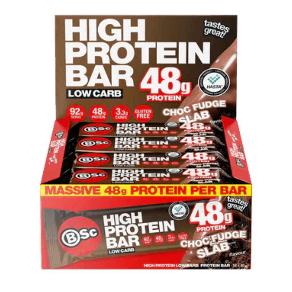 High Protein Low Carb Bar & BSC-HPLC-12x92g-Choc