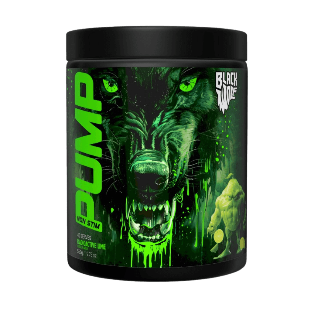 Black Wolf Pump Non Stim (1) & BW-PUMP-40SRV-Lime