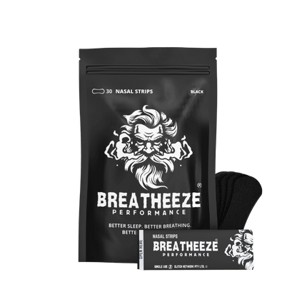 Nasal Strips & Breatheeze-Perform-Nasal-Strip-30-Sidecart-Black