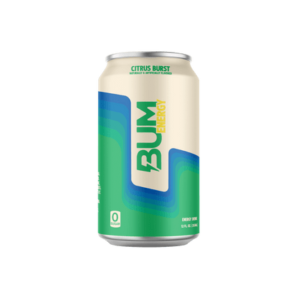 BUM Energy Drinks (2) & BUM Energy Drinks RAW Drinks for pre workout Case of 12 Citrus Burst