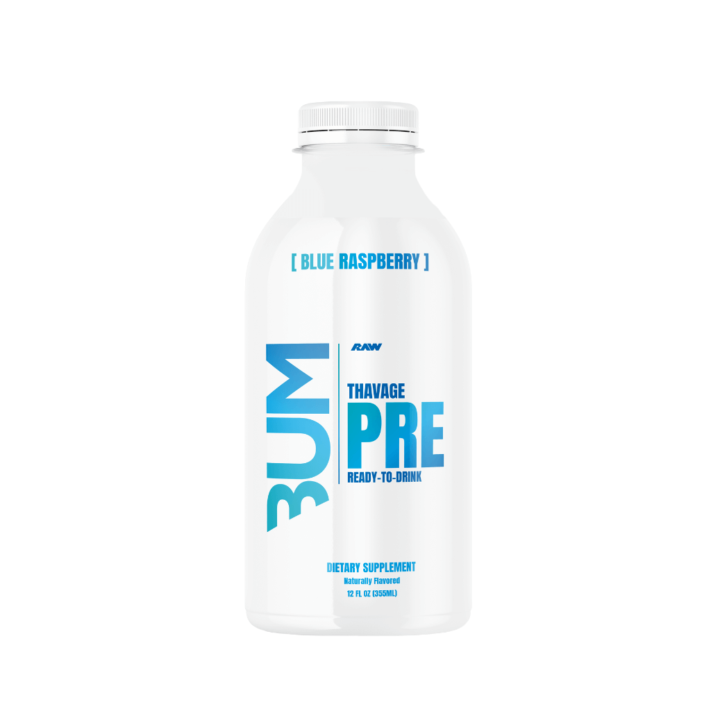 CBUM Thavage RTD (1) & CBUM-THAVAGE-RTD-12PACK-BlueRaz