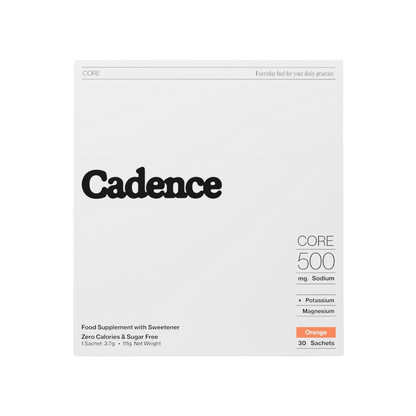 Core 500 Hydration (1) & CADENCE-CORE-FOOD-SUPP-30x3.7g-Oran