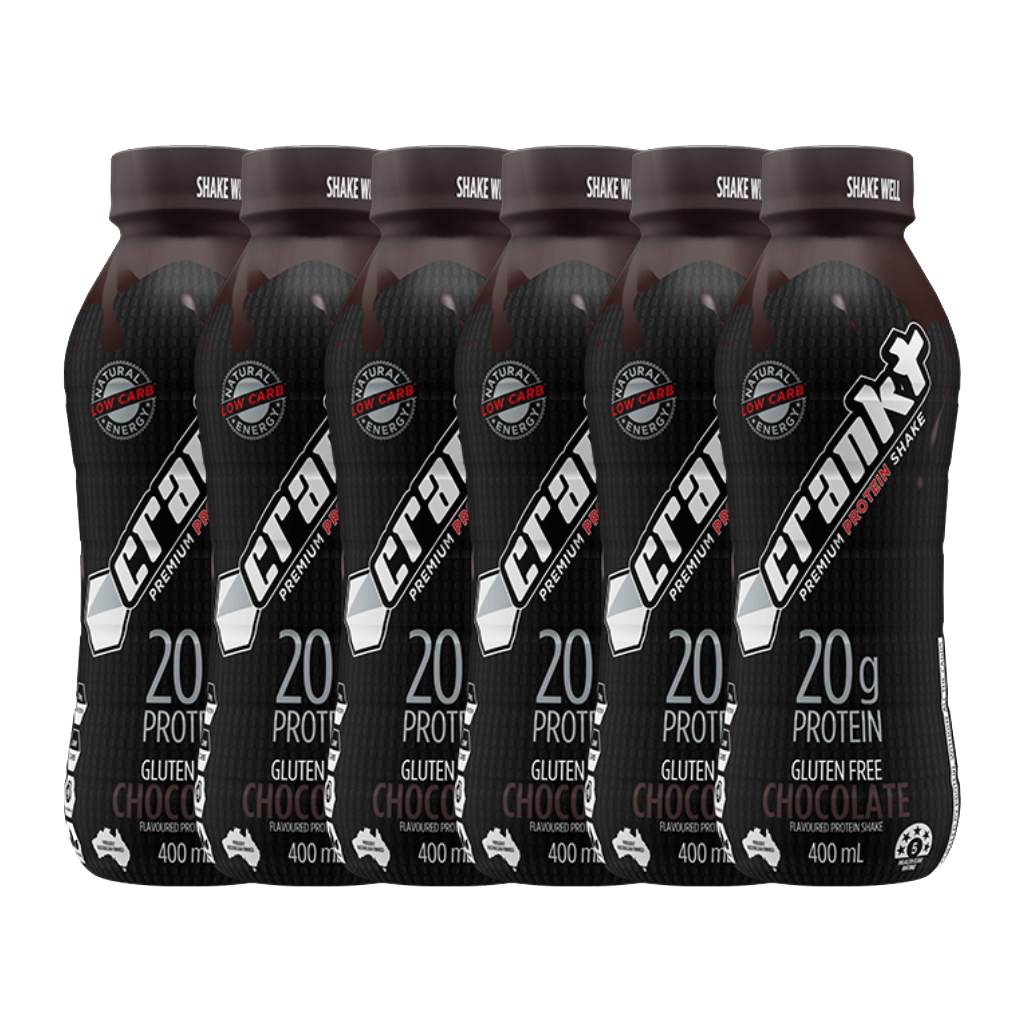 Crankt Protein Shake (1) & CRANKT-RTD-400ml-Choc