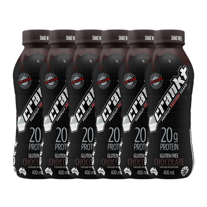 Crankt Protein Shake (1) & CRANKT-RTD-400ml-Choc