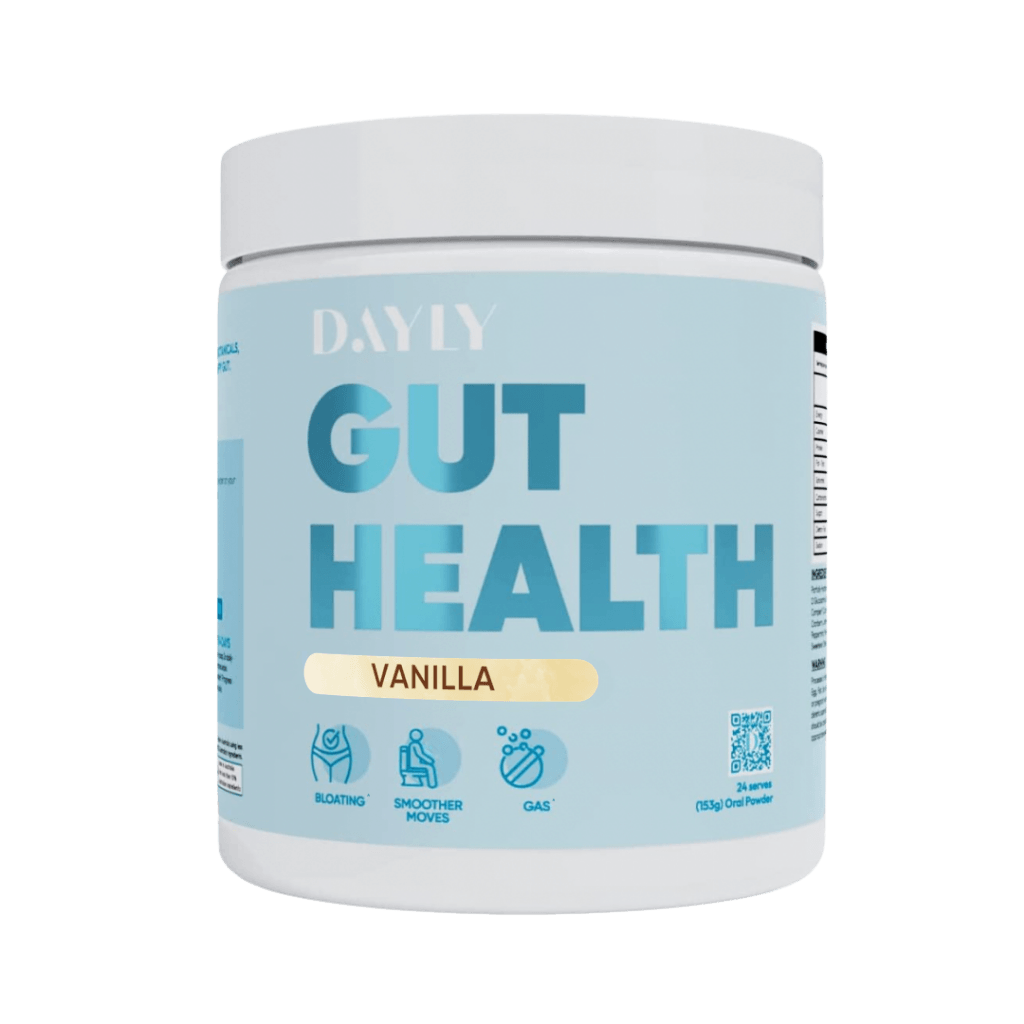 Gut Health & Gut Health Dayly Immune system vitamins 24 Serves Vanilla