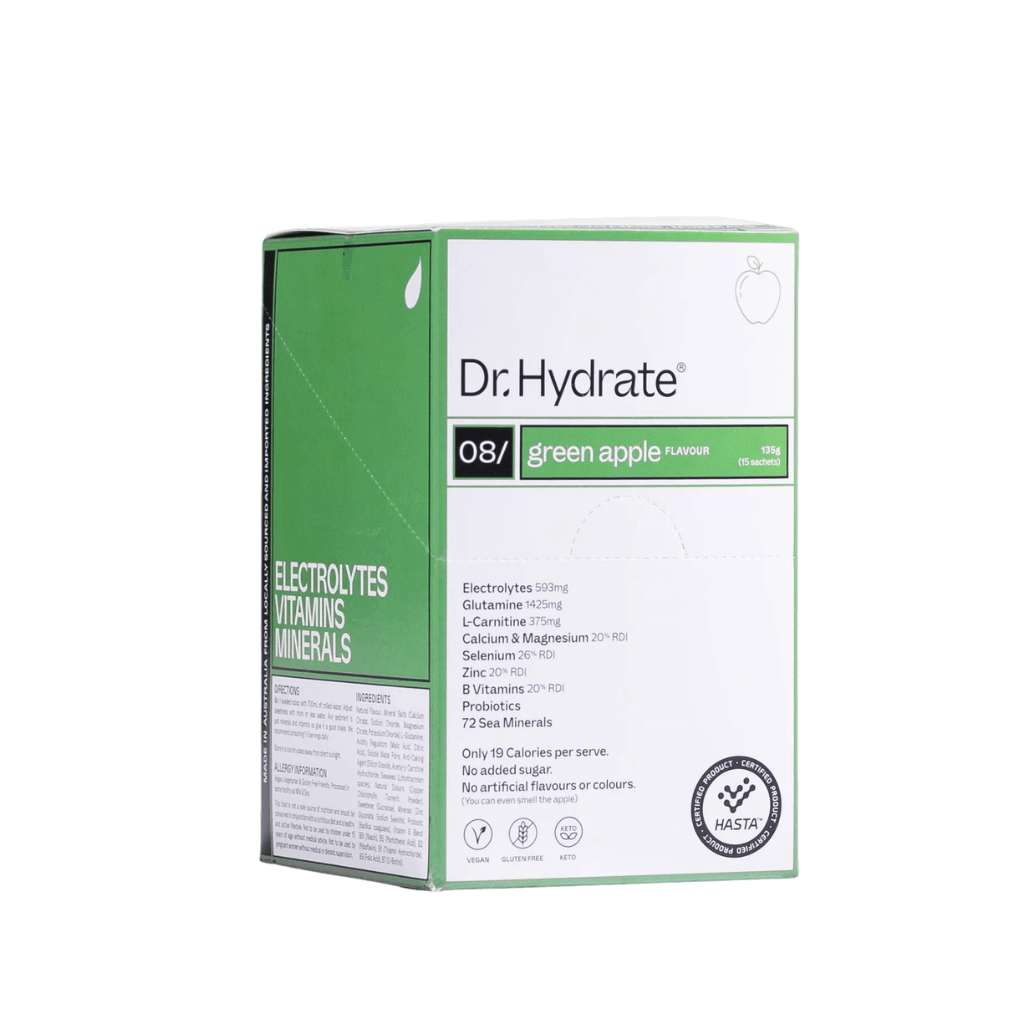 Dr. Hydrate Dr. Hydrate Electrolyte supplements 15 Serves Green Apple