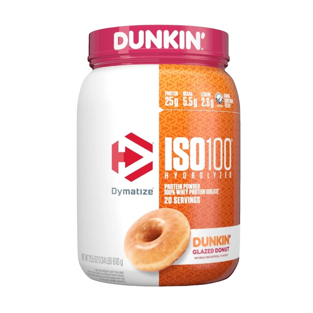 ISO-100 X Dunkin' Dymatize Whey protein isolate
