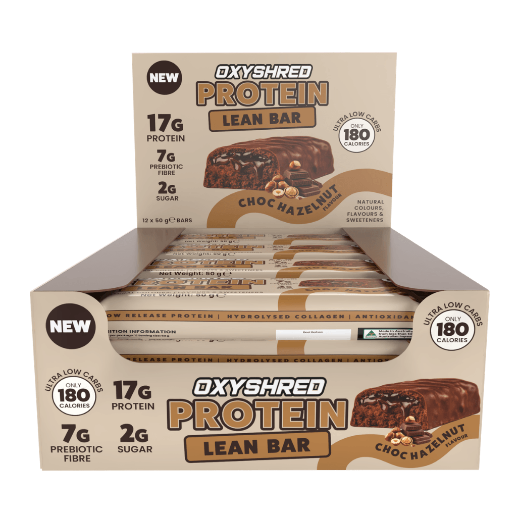 OxyShred Lean Protein Bar EHP Labs Protein bars Box of 12 Choc Hazelnut