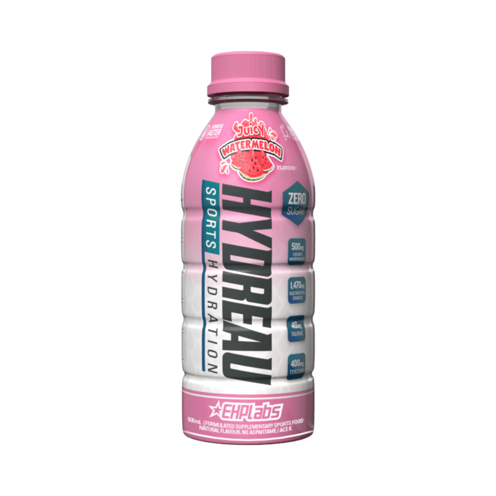 Hydreau RTD (2) & Hydreau RTD EHP Labs Protein bars drinks Box of 12 Juicy Watermelon