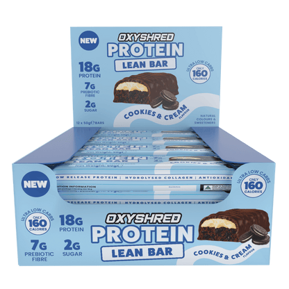 OxyShred Lean Protein Bar EHP Labs Protein bars Box of 12 Cookies and Cream