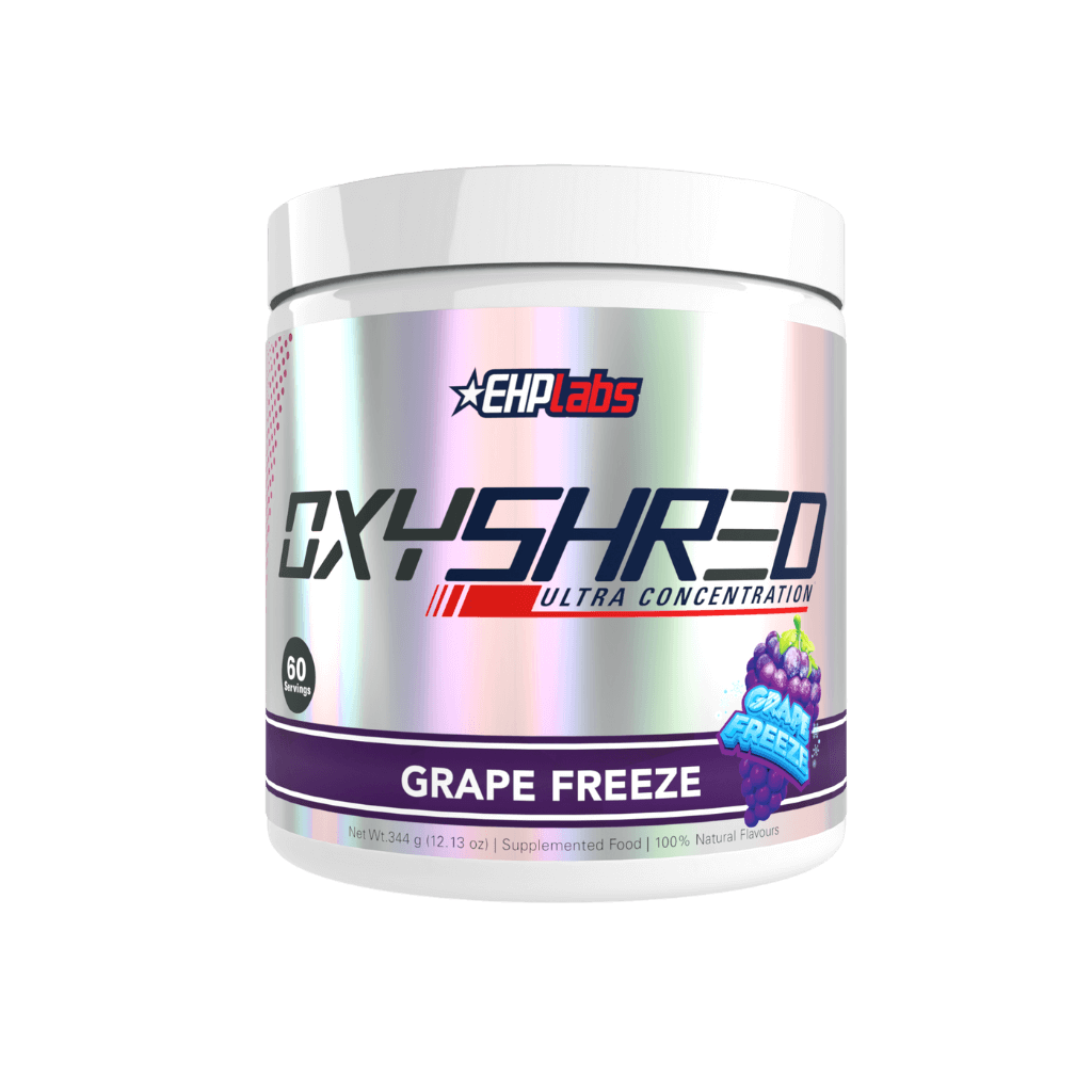 OxyShred EHP Labs Fat burners supplements 60 Serves Grape Freeze