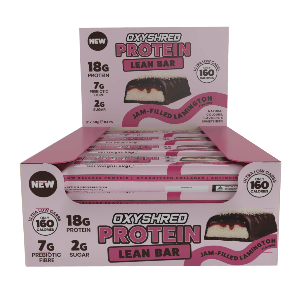 OxyShred Lean Protein Bar EHP Labs Protein bars Box of 12 Jam-filled Lamington