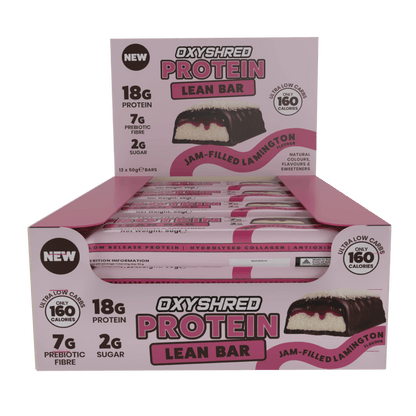 OxyShred Lean Protein Bar EHP Labs Protein bars Box of 12 Jam-filled Lamington