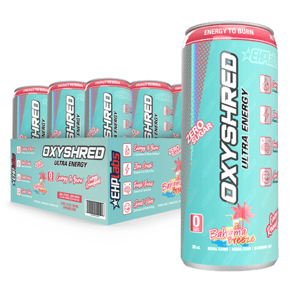 OxyShred Ultra Energy RTD (3) & EHP-OXYSHREDRTD-12PK-Bah