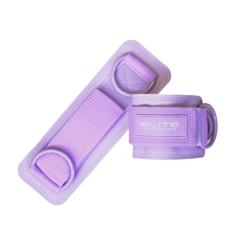 Ankle Straps & Ankle Straps Elite Supplements Gym accesories One Size  Purple