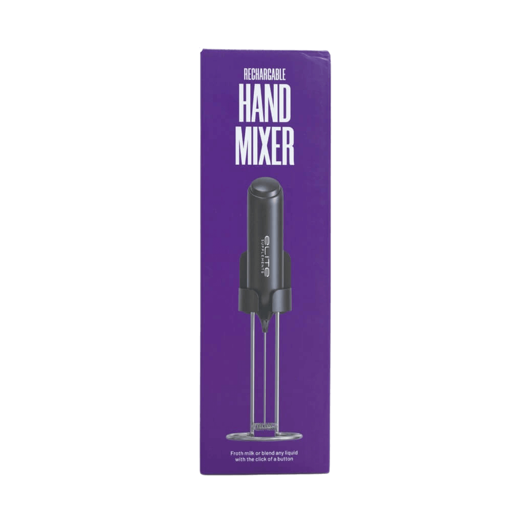 Rechargeable Hand Mixer & Rechargeable Hand Mixer Elite Supplements Gym accessories   Black