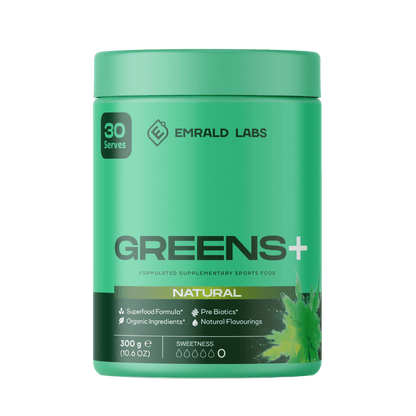 Greens+ (2) & Greens+ Emrald Labs Greens supplements 30 Serves Natural