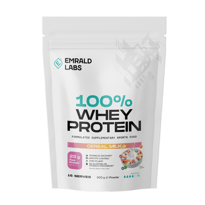 100% Whey Protein Emrald Labs Whey blend protein 500g Cereal Milk