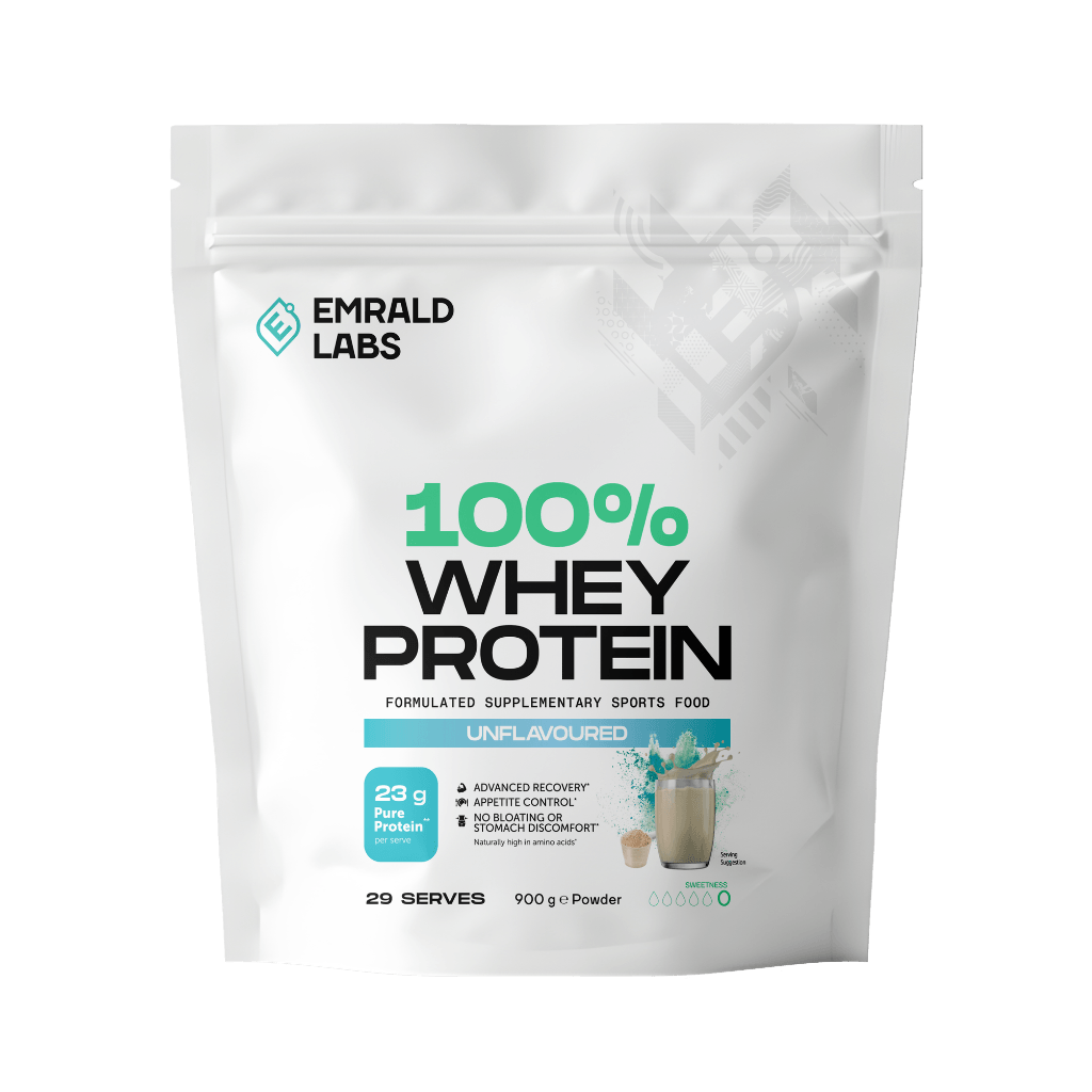 100% Whey Protein (6) & 100% Whey Protein Emrald Labs Whey blend protein 900g Unflavoured