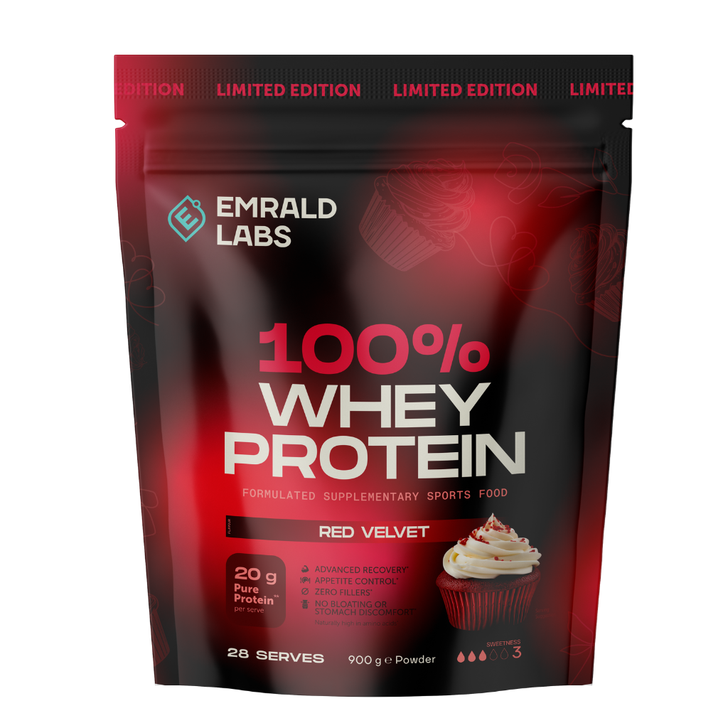 100% Whey Protein Emrald Labs Whey blend protein 900g Red Velvet (Elite Exclusive)