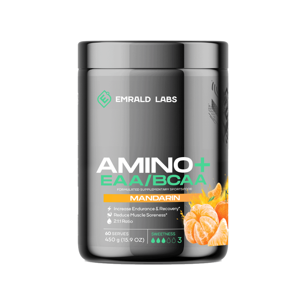 Amino+ EAA/BCAA (8) & EMRALD-Amino+-60Srv-Mand