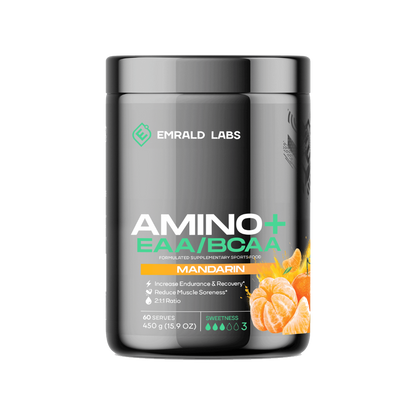 Amino+ EAA/BCAA (8) & EMRALD-Amino+-60Srv-Mand
