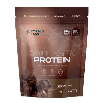 Collagen Protein Emrald Labs Collagen protein powder 1kg Chocolate