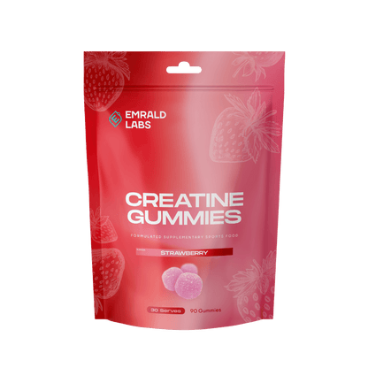 Creatine Gummies & Creatine Gummies Emrald Labs Creatine gummies 90 Gummies Strawberry
