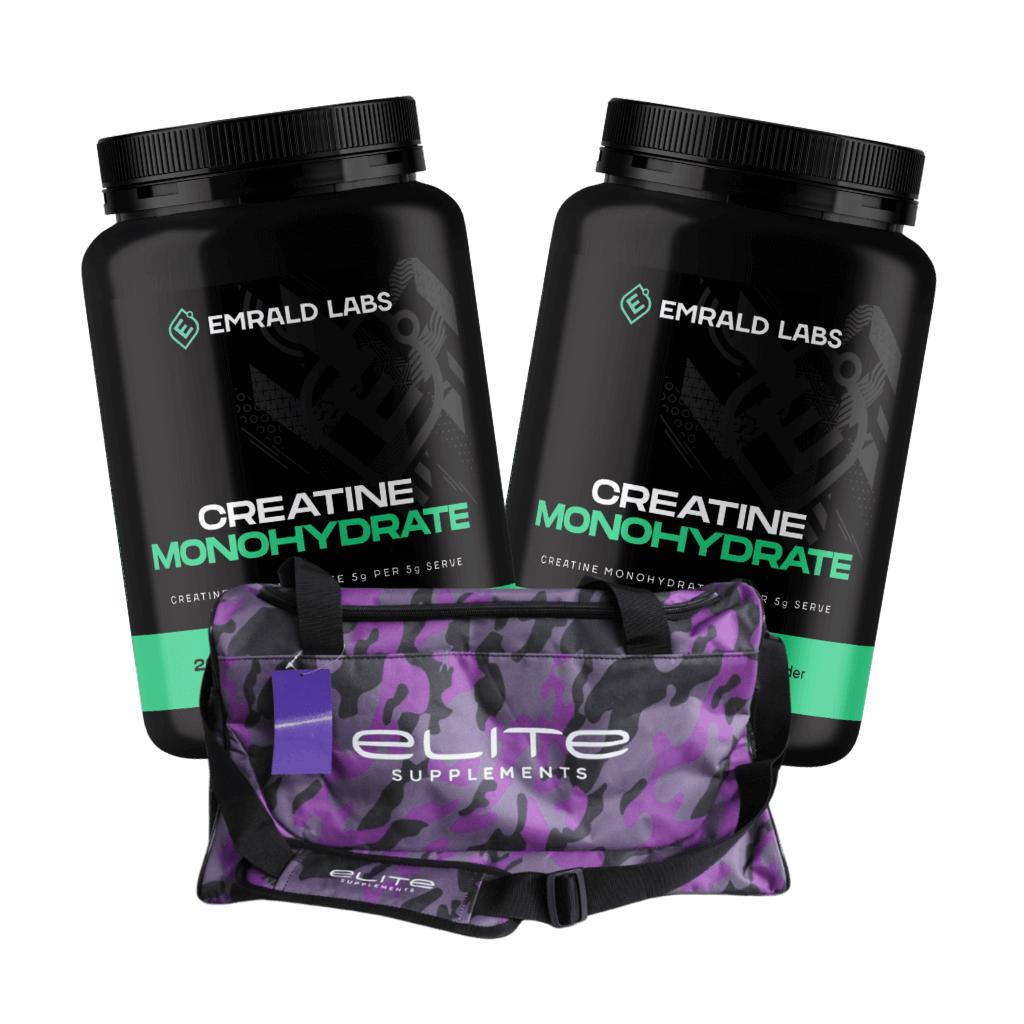 Creatine Twin Pack + FREE Duffle Bag