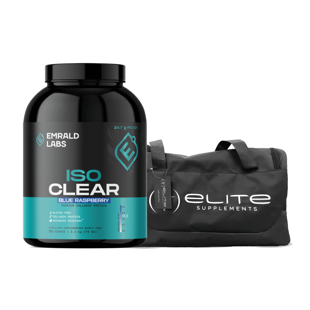 Iso Clear (Protein Water) 5lb + FREE Elite Duffle