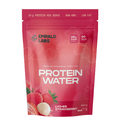 Protein Water Emrald Labs Protein water 500g Lychee Strawberry
